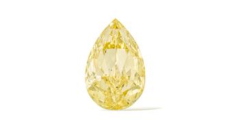 202.18 carat fancy intense yellow diamond The Yellow Rose