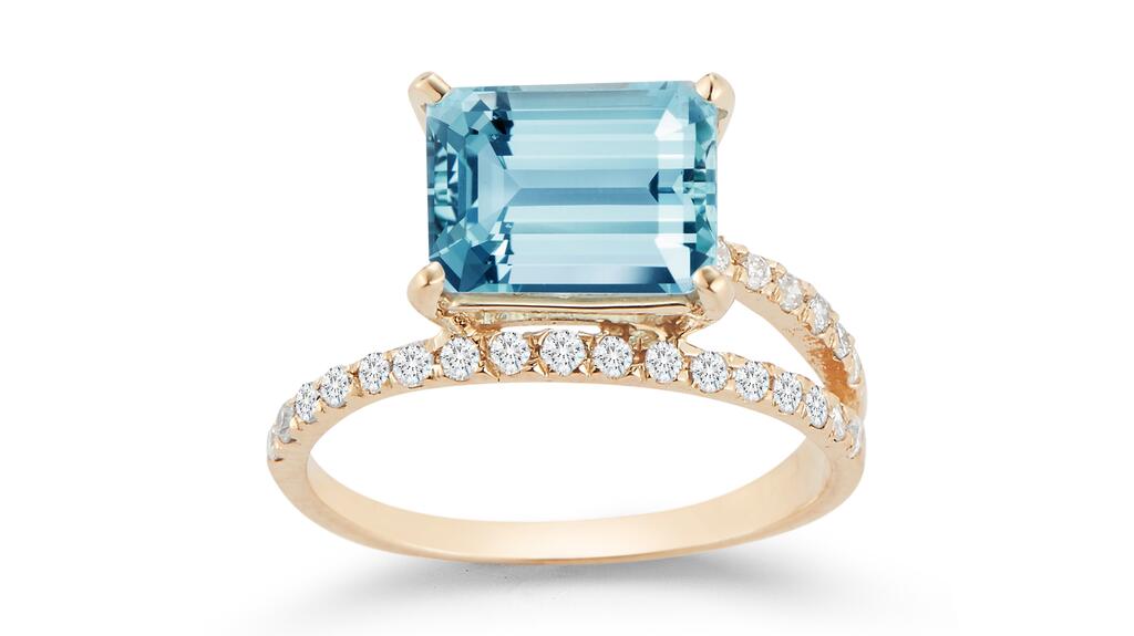 Mateo New York topaz engagement ring