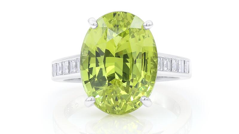 Oscar Heyman chrysoberyl ring