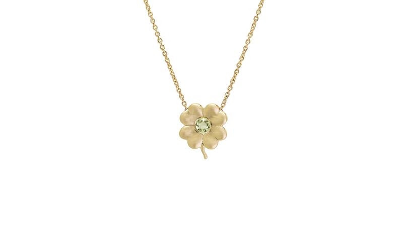 3-20240801_Azra Mehdi peridot clover necklace.jpg