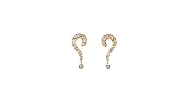 Maria Kotsoni Question Mark Earrings