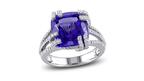 Tanzanite white gold ring Jared