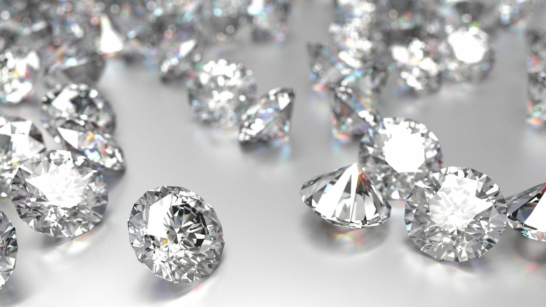 Stock image of diamonds   