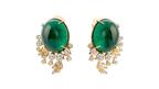 Syna emerald earrings