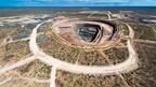 Aerial view of Lucara’s Karowe diamond mine in Botswana  