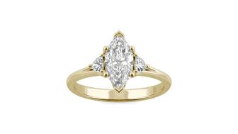 Charles & Colvard moissanite ring