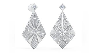 De Beers Metamorphosis high jewelry earrings