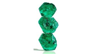 Gemfields rough emerald