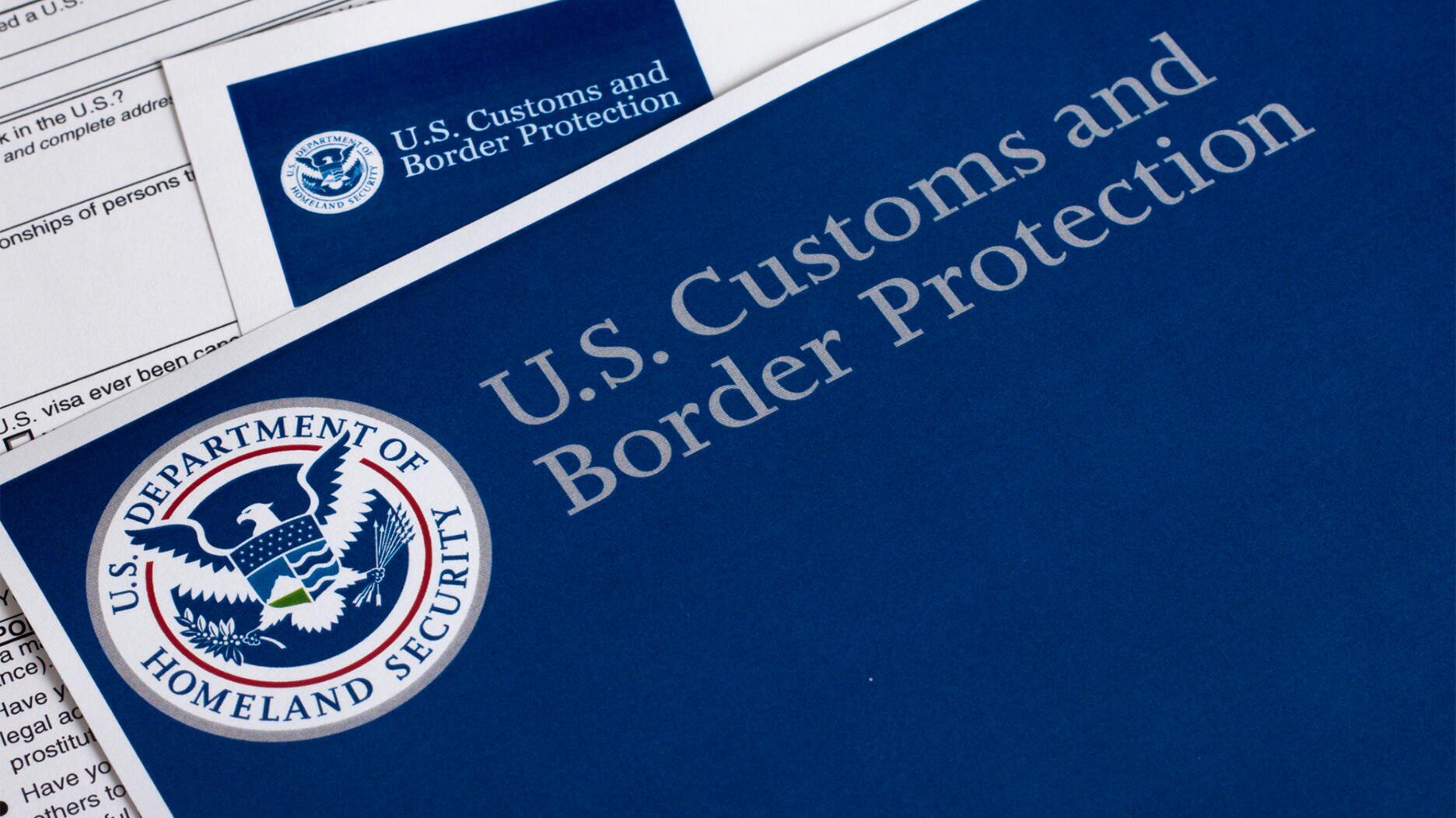 U.S. Customs and Boarder Protection Paperwork