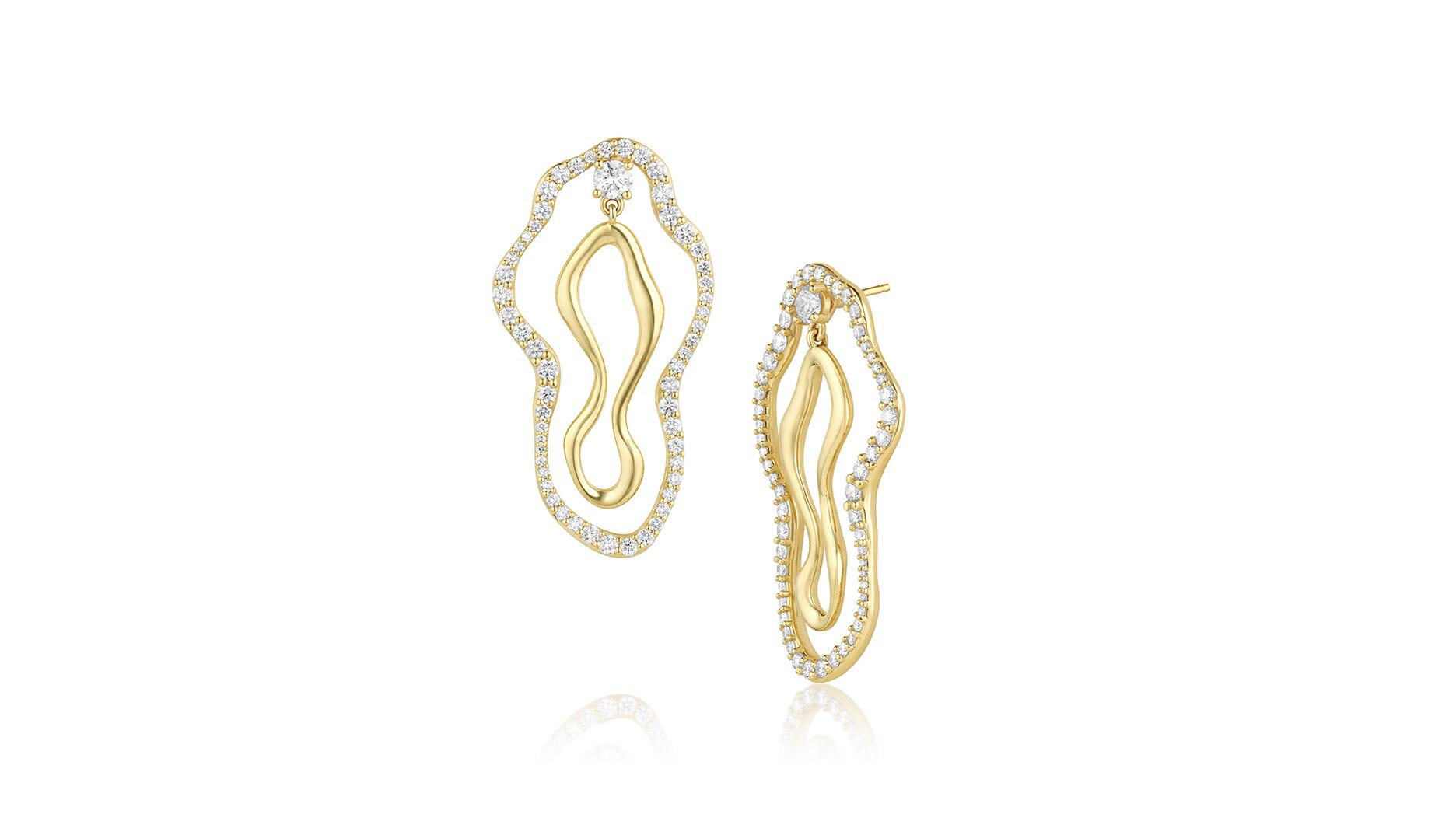 Sculptural Freeform Earrings