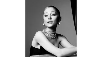 Ariana Grande Modeling in Swarovski Jewelry